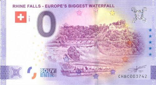 0 Euro Schein Rhine Falls - Europe's Biggest Waterfall · Rheinfall - Europas größter Wasserfall · Souvenir o Null € Souvenirschein · von Souvenir Porz