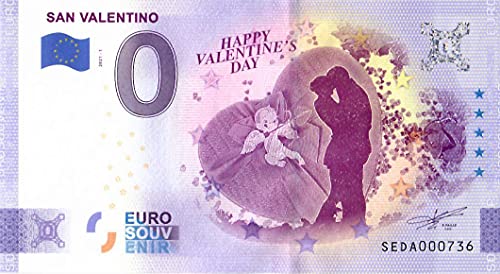 0 Euro Schein San Valentino · Happy Valentine's Day · Valentinstag · Souvenir o Null € Souvenirschein von Souvenir Porz