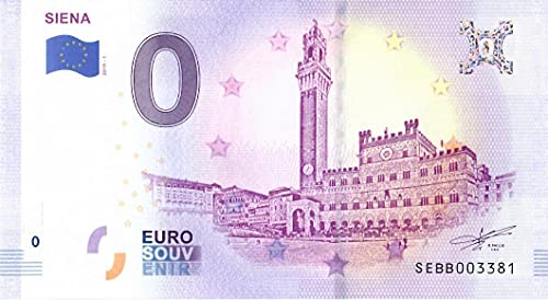 0 Euro Schein Siena Italien · Souvenir o Null € Souvenirschein von Souvenir Porz