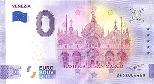 0 Euro Schein Venezia · Basilica di San Marco · Venedig · Italien · Souvenir o Null € Souvenirschein von Souvenir Porz