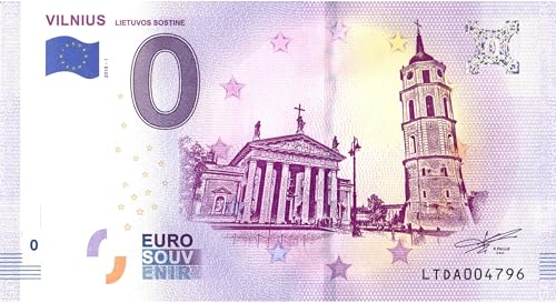 0-Euro-Schein Vilnius - Hauptstadt Litauens · Litauen · Souvenir o Null € LTDA 2018-1 Souvenirschein von Souvenir Porz