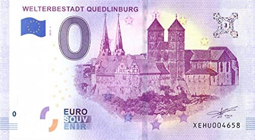 0 Euro Schein Welterbestadt Quedlinburg · Deutschland · Souvenir o Null € Souvenirschein von Souvenir Porz