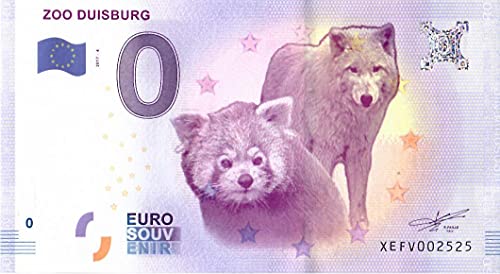 0 Euro Schein Zoo Duisburg IV · Deutschland · Souvenir o Null € Souvenirschein von Souvenir Porz