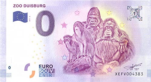 0 Euro Schein Zoo Duisburg VI · Deutschland · Souvenir o Null € Souvenirschein von Souvenir Porz