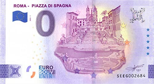 0 Euro Schein Rom · Piazza di Spagna · Italien · Souvenir o Null € Souvenirschein von Souvenir Porz