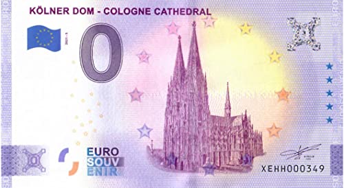 0 Euro Schein Kölner Dom V · Cologne Cathedral · Köln · Deutschland · Souvenir o Null Souvenirschein von Souvenir Porz