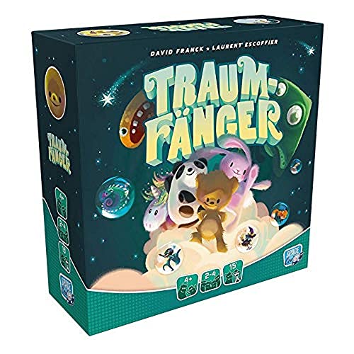 Space Cow, Traumfänger, Kinderspiel, Lernspiel, 2-4 Spieler, Ab 4+ Jahren, 15+ Minuten, Deutsch, grün von Asmodee