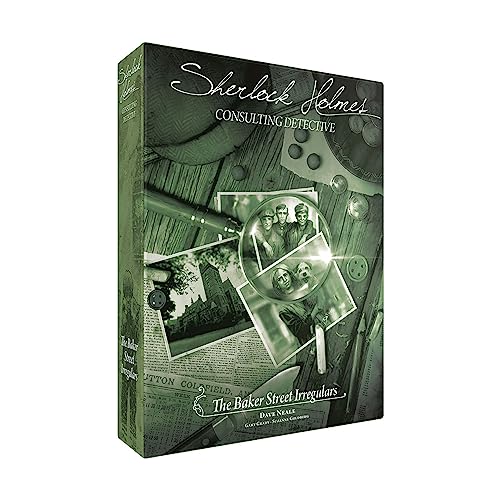 Sherlock Holmes Consulting Detective - Baker Street Irregulars Board Game - Captivating Mystery Game for Kids and Adults, Ages 14+, 1-8 Players, 90 Minute Playtime, Made by Space Cowboys von Space Cowboys