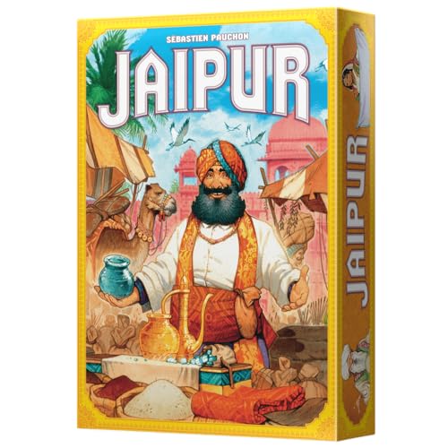 Space Cowboys Jaipur Strategie- und Handelskartenspiel für Erwachsene und Jugendliche, ab 10 Jahren, für 2 Spieler, 30 Minuten pro Spiel, mehrsprachig (evtl. Nicht in Deutscher Sprache) von Space Cowboys