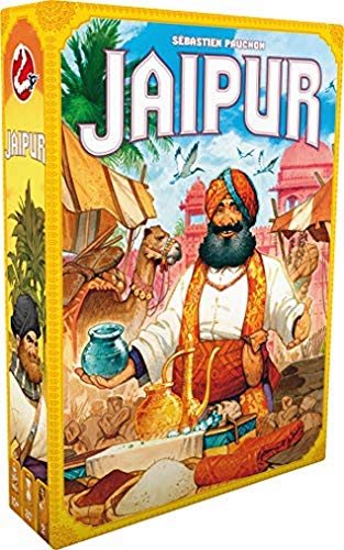 Space Cowboys Asmodee Jaipur – Karten- und Strategiespiel für Kinder ab 10 Jahren – Marchandierspiel – Werden Sie der Kaufmann Attitré des Maharaja – für 2 Spieler – 30 Minuten – französische Version von Space Cowboys