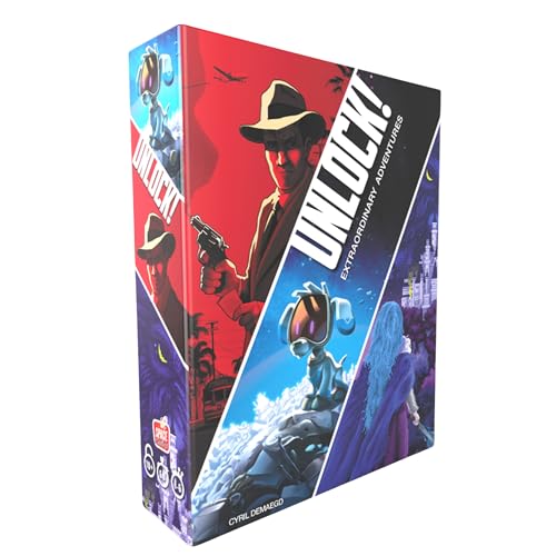 Space Cowboys Unlock 11! Außergewöhnliche Abenteuer, Kartenspiel, ab 10 Jahren, 1-6 Spieler, 60 Minuten Spieldauer von Space Cowboys