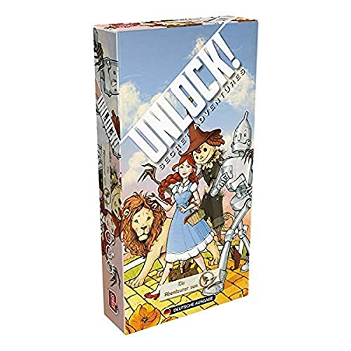 Space Cowboys, Unlock! – Die Abenteurer von Oz, Familienspiel, Rätselspiel, 1-6 Spieler, Ab 10+ Jahren, 90+ Minuten, Deutsch von Space Cowboys