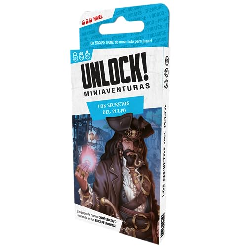 Unlock! Miniaventures Les Secrets de la Octopus – Kartenspiel auf Französisch von Space Cowboys