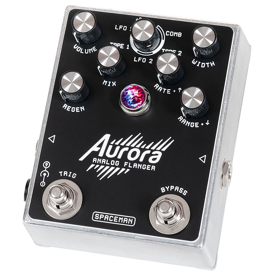 Spaceman Aurora Flanger Silver Effektgerät E-Gitarre von Spaceman