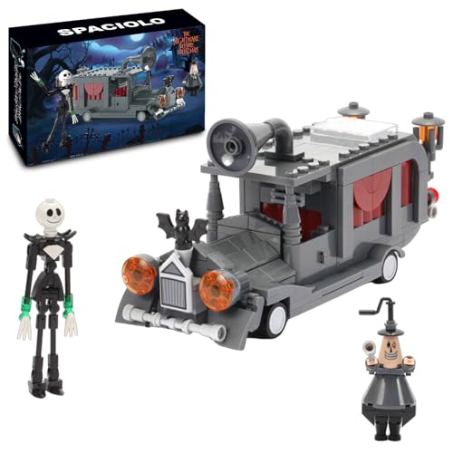 Spaciolo Nightmare Before Christmas Halloween-Spielzeug-Bausets, Jack und der Bürgermeister von Halloween Town, Bürgermeister-Mobile, kreatives baubares Spielzeug-Set, Geschenke für Film-Fans, von Spaciolo