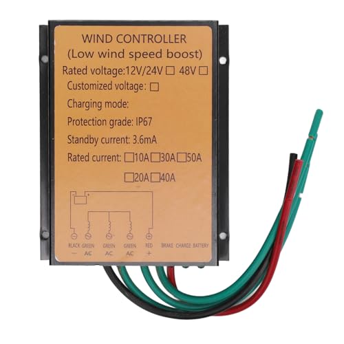 400W Windturbinen-Laderegler 12V 24V IP67 Wasserdichter MPPT-Windturbinengenerator-Controller für Zuhause mit Aluminiummaterial von Spacnana