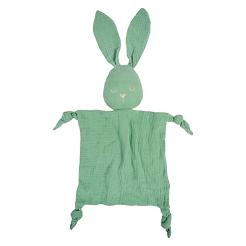 Spacnana Baby-Kuscheldecke aus Bio-Baumwolle für Neugeborene und Mädchen Zur Selbstberuhigung und Linderung von Angstzuständen (Green) von Spacnana