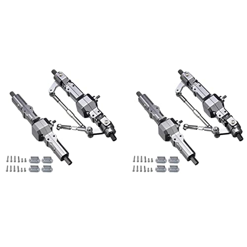 Spactz 2X Metall Vorder und Hinterrad Brücken Achse Getriebe für C14 C24 C34 C44 B14 B24 1/16 RC Auto Upgrade Teile Zubehör von Spactz