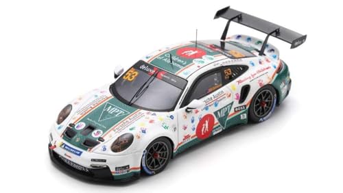 MODELLINO IN SCALA Spark Model KOMPATIBEL CON Porsche 911 GT3 Cup N.53 CARR.Cup Nordamerika Champ.2023 DICKINSON1:43 Modell Maßstab US370 241217 von Spark Model