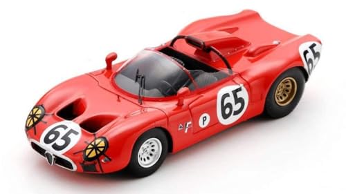 MODELLINO SCALA KOMPATIBEL CON ALFA Romeo 33 N.65 12 H Sebring 1967 A.DE ADAMICH-T.ZECCOLI 1:43 SPARK MODEL US314 von Spark Model