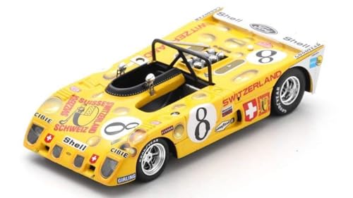 Modell Skala kompatibel mit LOLA T280 N.8 LM 1972 J.BONNIER-G.LARROUSSE-G.VAN LENNEP 1:43 SPARK MODEL S9435 von Spark Model