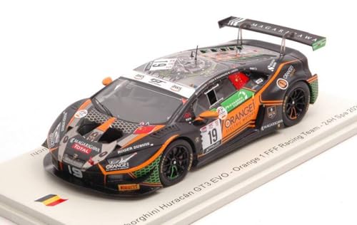 Modell in Maßstab, kompatibel mit LAMBORGHINI HURACAN GT3 N.19 SPA 2020 MOCCIA-KEEN-GIAMMARIA-HAMAG. 1:43 SPARK MODEL SB413 von Spark Model