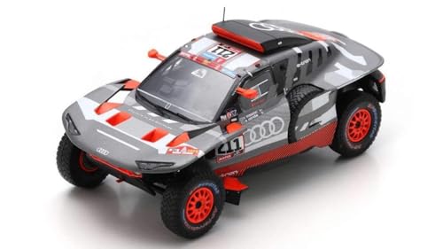 Modell in Scala Spark Model kompatibel mit Audi-RSQ e-Tron N.211 Dakar Rally 2023 EKSTROM-BERGVIST 1:43 Modell Maßstab S4557 241217 von Spark Model