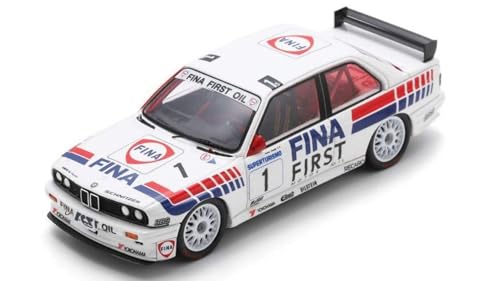 Modell in Scala Spark Model kompatibel mit BMW E30 M3 N.1 Monza Superturismo 1992 Roberto Ravaglia 1:43 Modell Maßstab SI022 241217 von Spark