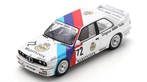 Modell in Scala Spark Model kompatibel mit BMW E30 M3 N.72 4. Nurburgring 24H 1987 Quester-OESTREICH-VOGT 1:43 Modell Maßstab SG608 241217 von Spark