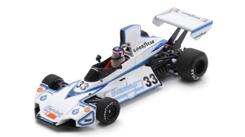 Modell in Scala Spark Model kompatibel mit Con Brabham BT44B N.33 Race of Champion, 1976, Patrick Neve 1:43, Modell S7429 241217 von Spark