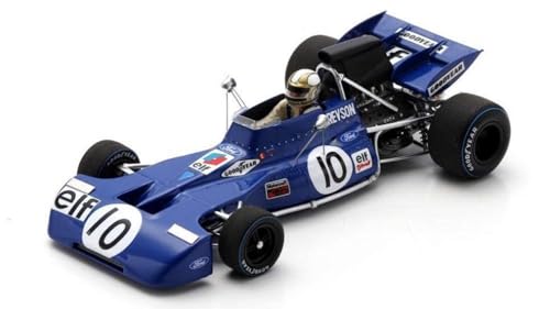 Modellino Scala Spark Model kompatibel mit Con Tyrrell 001 N.10 US-GP 1971 Peter-Revson-Modell im Maßstab 1:43 S7216 241217 von Spark