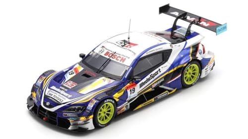 Modellino Scala kompatibel mit Con Advan GR Supra N.19 Super GT500 2021 Y.KUNIMOTO-R.MIYATA 1:43 Spark Modell SGT126 von Spark Model