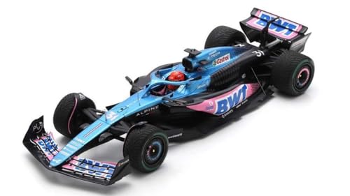 Modellino Scala kompatibel mit Con Alpine A523 N.31 BWT 3. Monaco GP 2023 Esteban OCON 1:18 Spark Modell 18S881 von Spark Model