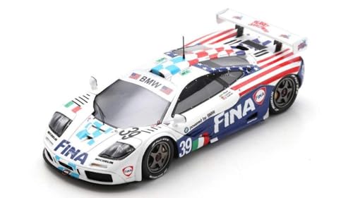 Modellino Scala kompatibel mit Con MC Laren F1 GTR N.39 8th 24 H LE Mans 1996 CECOTTO-Piquet-Sullivan 1:43 Spark Modell S6677 von Spark