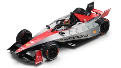 Modellino Scala kompatibel mit Con Mahindra Racing N.48 Edardo Mortara 1:43 Spark Modell S6538 von Spark