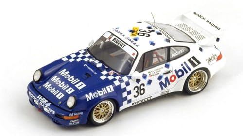 Modellino Scala kompatibel mit Con Porsche 911 Carrera RSR 3.8 N.38 Winner 24 H SPA 1993 FITTIPALDI-ALZEN J SPARK MODEL 43SPA1993 von Spark Model