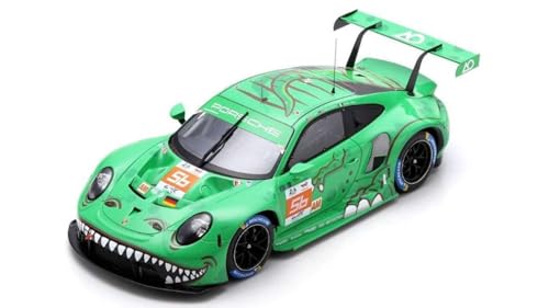 Modellino Scala kompatibel mit Con Porsche 911 RSR N.56 24 H LE Mans 2023 HYETT-Jeannette-CAIROLI 1:18 Spark Modell 18S929 von Spark Model