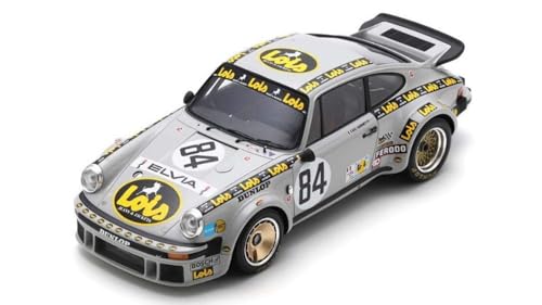 Modellino Scala kompatibel mit Con Porsche 934 N.84 19th 24 H LE Mans 1979 Verney-METGE-BARDINON 1:18 Spark Modell 18S866 von Spark Model