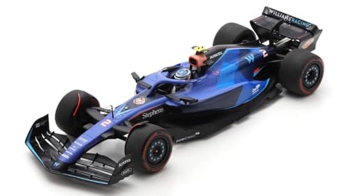 Modellino Scala kompatibel mit Con Williams F1 N.2 Bahrain GP 2023 Logan Sargeant 1:18 Spark Modell 18S951 von Spark Model