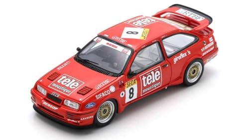 Modellino Scala kompatibel mit Ford Sierra RS COSW.N.8 24h SPA-FRANCORCH.1987 Rouse-TASSIN-Percy 1:43 Spark Modell SB236 von Spark