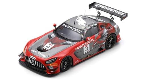 Modellino Scala kompatibel mit Mercedes GT3 N.4 24 H Spa 2023 Kurtz-James-Braun-FRAGA 1:43 Spark Modell SB723 von Spark