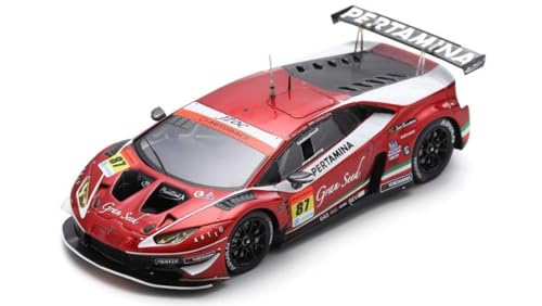 Modellino in Scala Spark Model kompatibel mit CON Gran Seed Lamborghini GT3 N.87 GT300 Super-GT 2021 K.Matsuura-N.Sakaguch Modellmaßstab SGT011 241217 von Spark Model