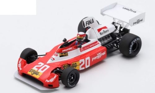 Modellino in Scala Spark Model kompatibel mit Con Williams FW N.20 Austrian GP 1975 JO VONLANTHEN 1:43 Modell Maßstab S7489 241217 von Spark Model