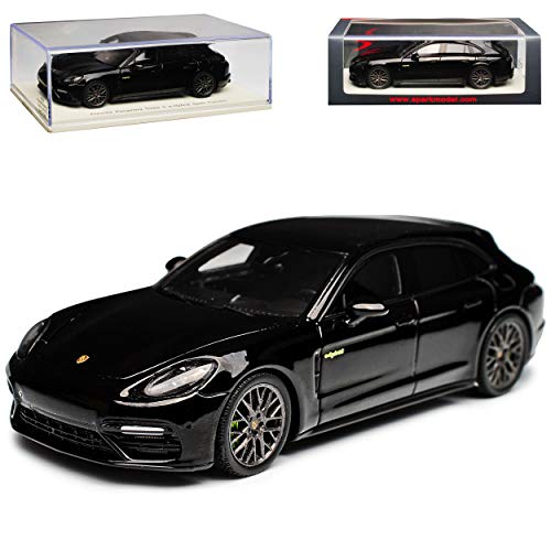 Porsche Panmera Sport Turismo Turbo S e-hybrid Shooting Brake Kombi Schwarz Ab 2017 1/43 Spark Modell Auto mit individiuellem Wunschkennzeichen von Spark Model