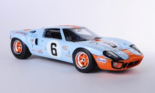 Ford GT40, No.6, Gulf, J.Ickx / J.Oliver, 24h Le Mans , 1969, Modellauto, Fertigmodell, Spark 1:18 von Spark