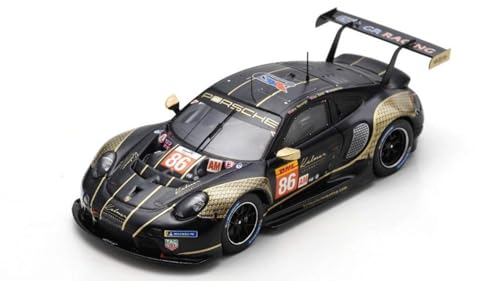 MODELLINO im Scala Spark Modell kompatibel mit Porsche 911 RSR 19 N.86 GR Racing 8H Bahrain 2023 WAIW.-PERA-Barker 1:43 Modell Maßstab S8497 241217 von Spark