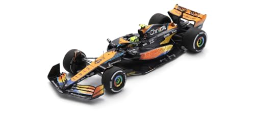 McLaren F1 Team Lando Norris Abu Dhabi GP 2023 1/43 Modell-Rennwagen von Spark