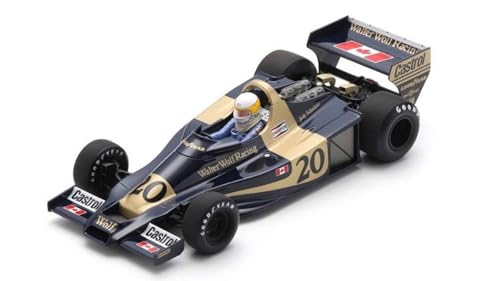 Modell im Scala Spark Modell, kompatibel mit Con Wolf WR1 Jody Scheckter 1977 N.20 Gewinner Monaco GP 1:18, Modell 18S372 241217 von Spark