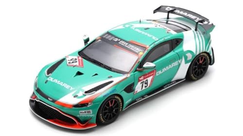 Modellino Scala kompatibel mit Con Aston Martin Vantage GT4 N.79 24 H NURBURGRING 2023 MIES-SASSE-DUMAREY-P SPARK Modell SG911 von Spark