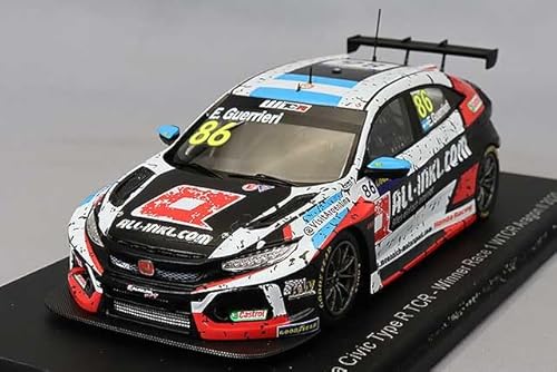 Spark 1/43 Honda Civic Type R "ALL-INKL.com Munich Motorsport" 2020 WTCR Race 1 Aragon II Winner #86 E. Guerrieri von Spark